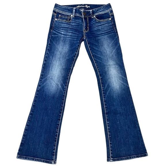 American Eagle Outfitters Denim - American Eagle Perfect Bootcut Mid Rise Denim Jeans Cowgirl Rodeo Western Size 6